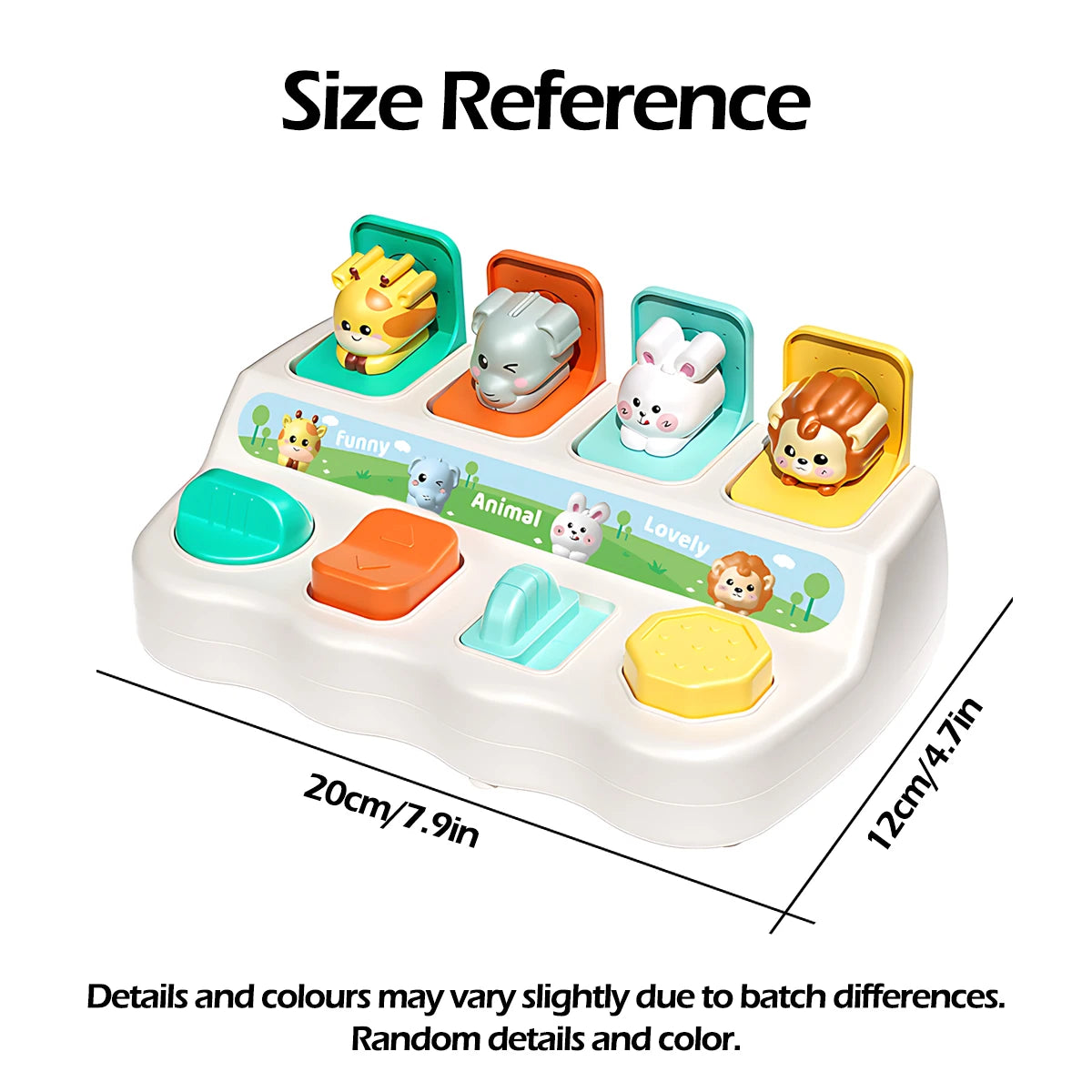 Montessori Pop up Animal Toys and Learning Boxes - Enhance Logic and Motor Skills