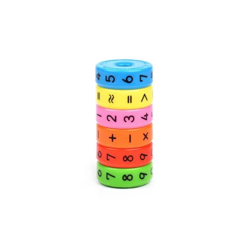 Magnetic Children Math Learning Toy Cylinder - Montessori