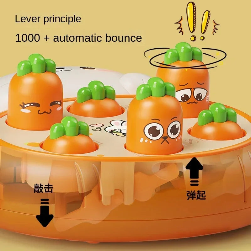 Montessori Toys for Toddler Educational  Parent Child Board Hammering Game; Whac a Mole