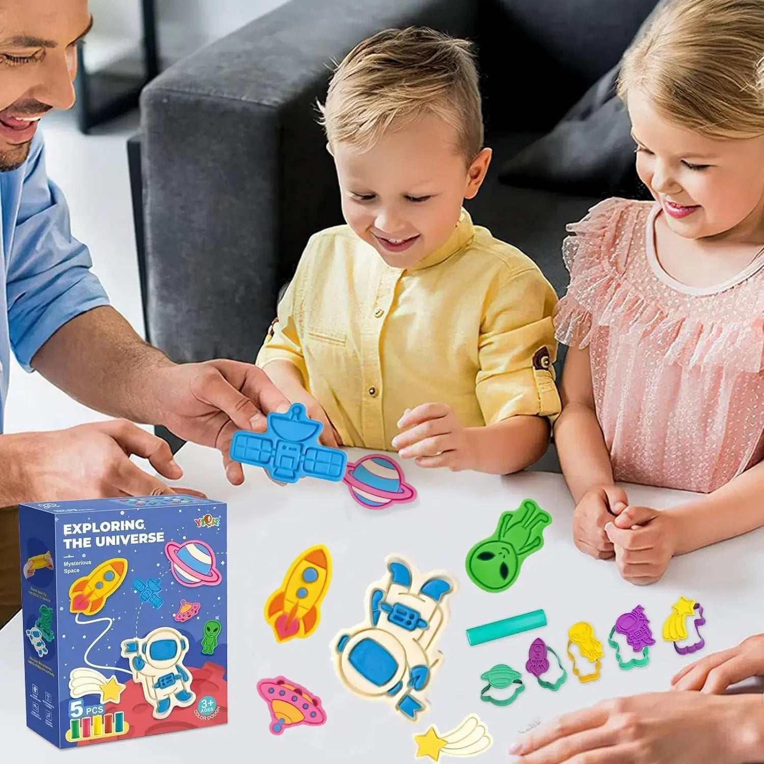 Playdough Accessories  - Space Mold