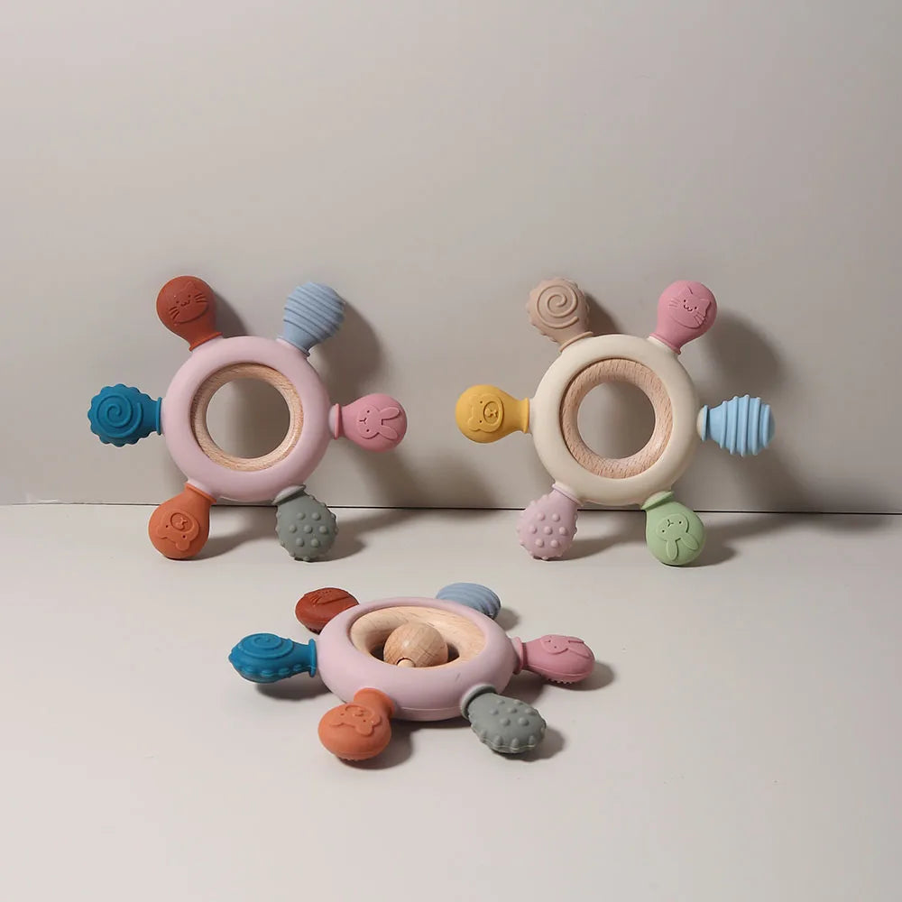 Infant Silicone teether - sensory soft gum relief