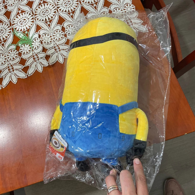 Cute Minions Movie Characters Yellow Plush Toys Bob In Jeans Soft Dolls