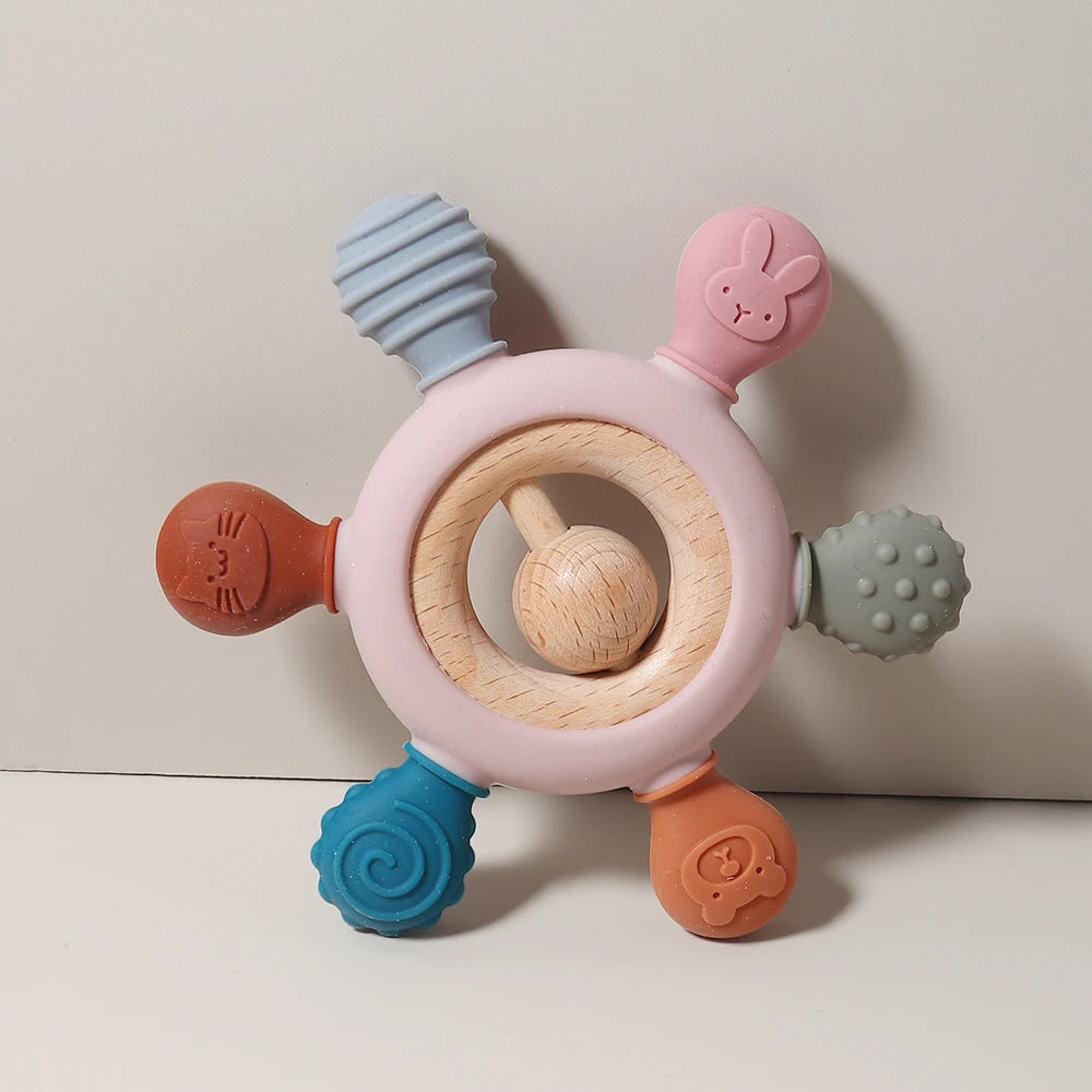 Infant Silicone teether - sensory soft gum relief