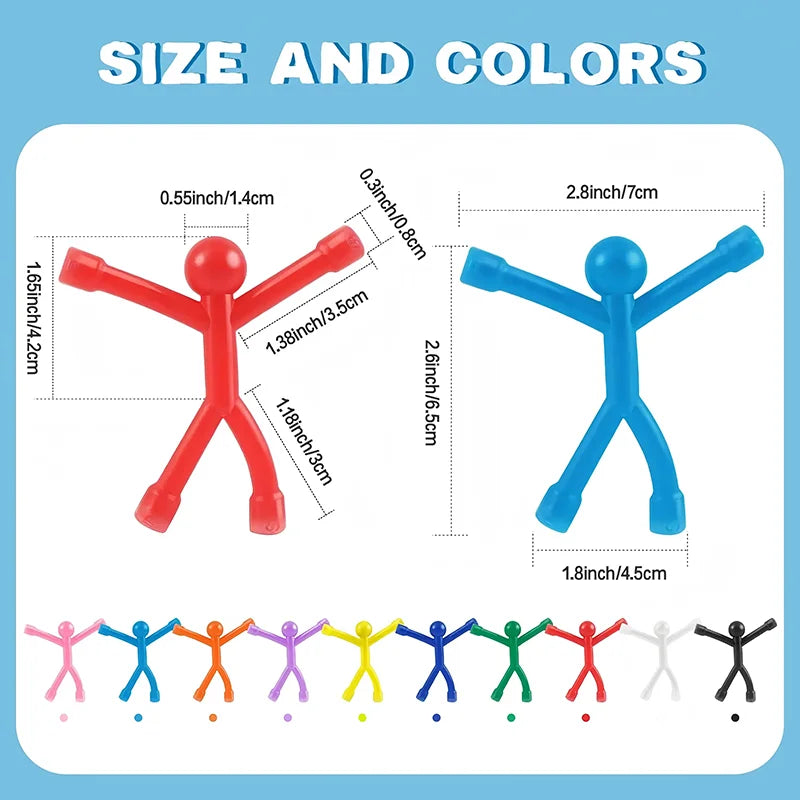 Fridge Magnets Man, Magnetic Toys for Fridge Magnetic, Colorful Magnetic Toy