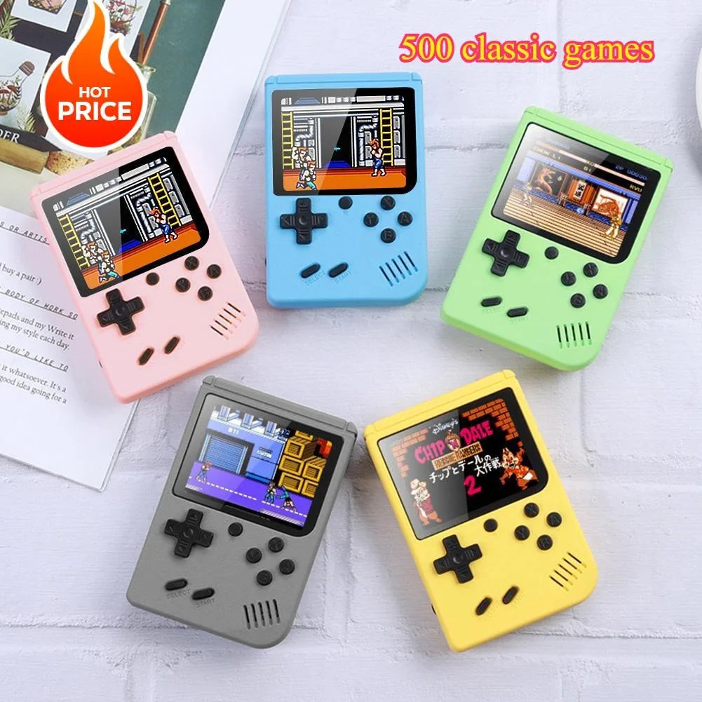 Portable Mini Electronic Video Game Player 500 Games In One