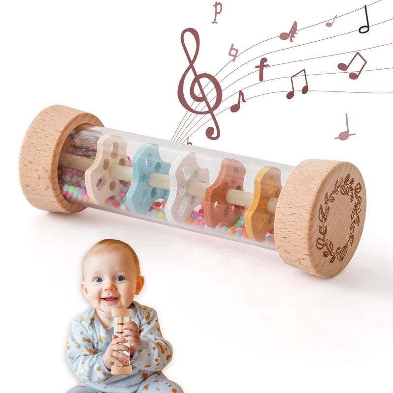 Montessori Baby Rain Stick  Sensory Toys for Kids