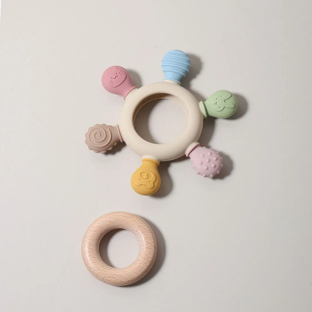 Infant Silicone teether - sensory soft gum relief