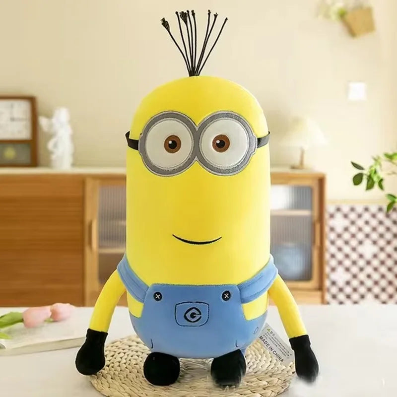 Cute Minions Movie Characters Yellow Plush Toys Bob In Jeans Soft Dolls