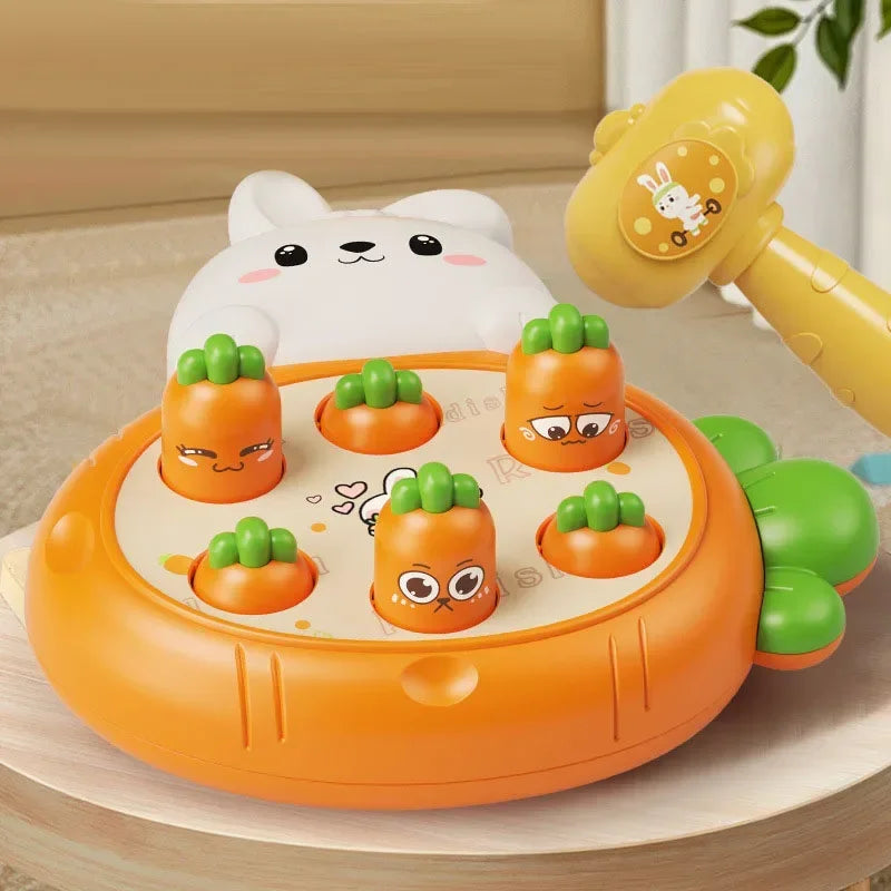 Montessori Toys for Toddler Educational  Parent Child Board Hammering Game; Whac a Mole