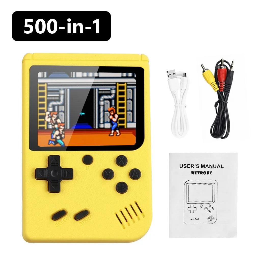 Portable Mini Electronic Video Game Player 500 Games In One