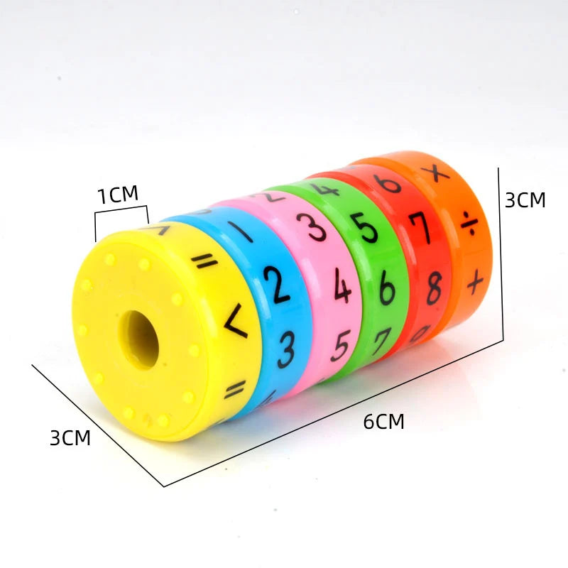 Magnetic Children Math Learning Toy Cylinder - Montessori