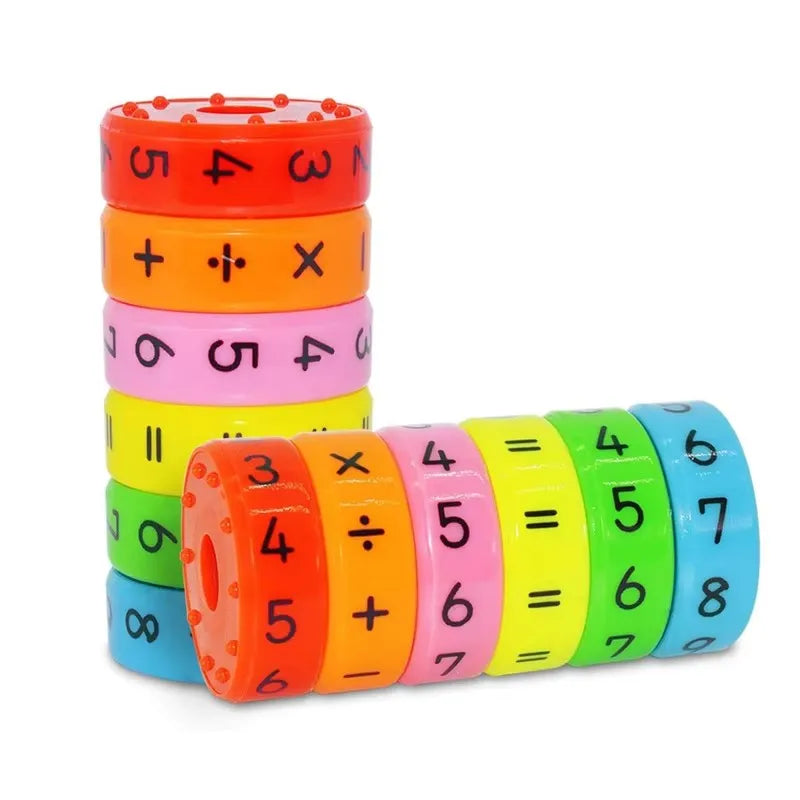 Magnetic Children Math Learning Toy Cylinder - Montessori