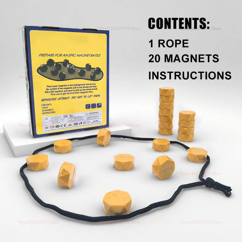 Magnetic Interactive Magnet Board Game for Kids and Adults Family Fun Tabletop Strategy Educational Toy Perfect for Kids Gifts