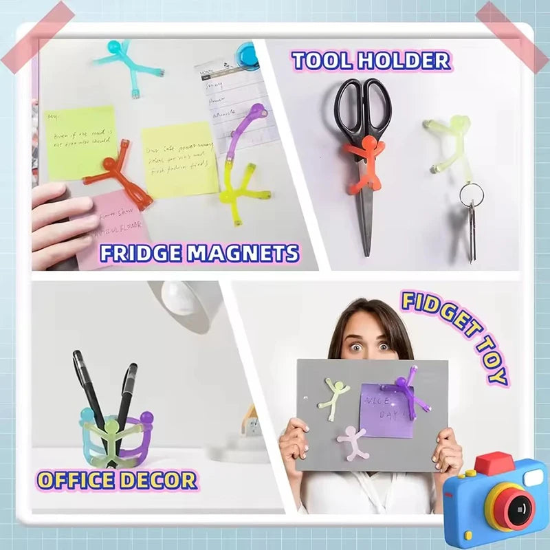 Fridge Magnets Man, Magnetic Toys for Fridge Magnetic, Colorful Magnetic Toy
