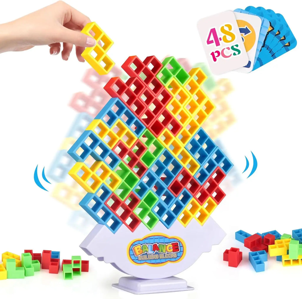 Tetra Tower Building Blocks 48PCS  Balance Stacking Games