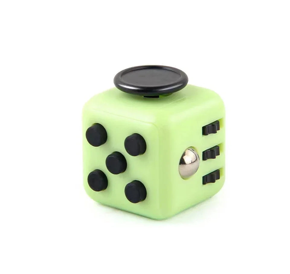 Creative Solid Color Fidget Dice handheld cube Release Stress Autism Anxiety Adult Kids Relief Anti-Stress finger children toys