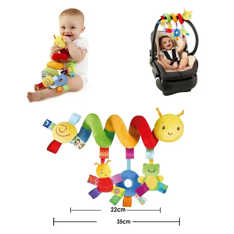 Hanging Rattles for Crib, Car Seat or Stroller - Soft Mobiles