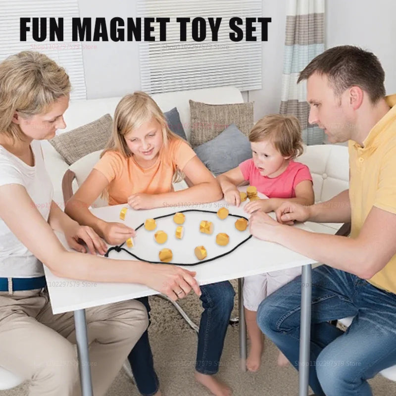 Magnetic Interactive Magnet Board Game for Kids and Adults Family Fun Tabletop Strategy Educational Toy Perfect for Kids Gifts