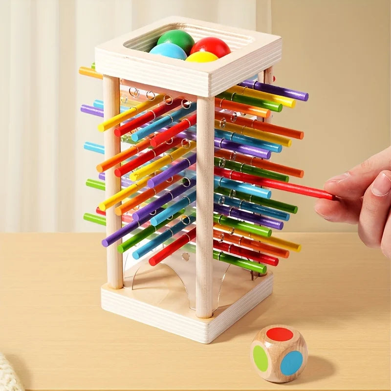 Wooden stick games, wooden interactive educational toys, parent-child games, exercise logical thinking ability.