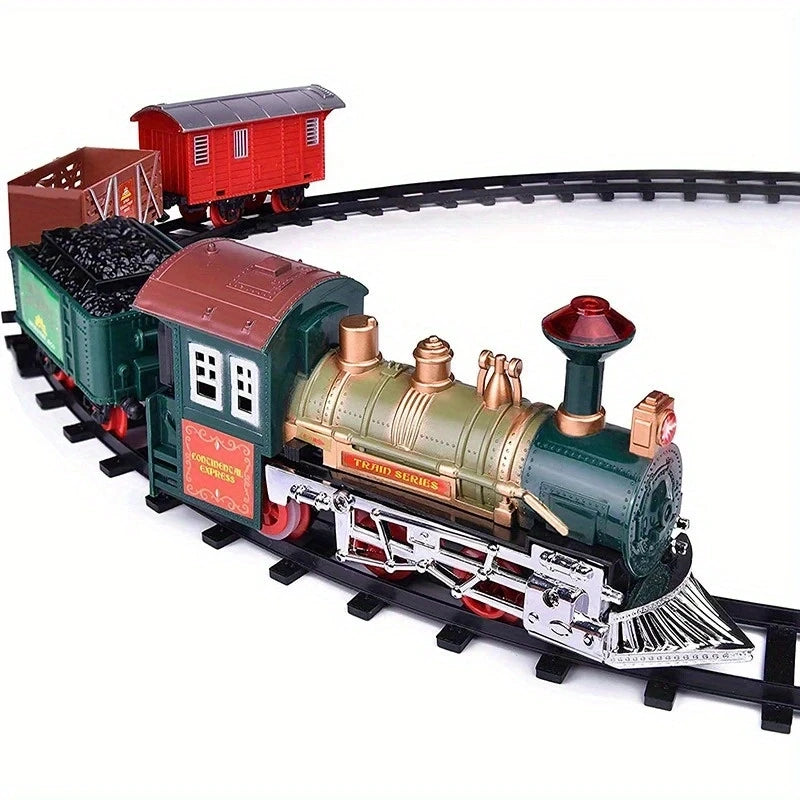 Battery operated Toy Train Track Set Interactive