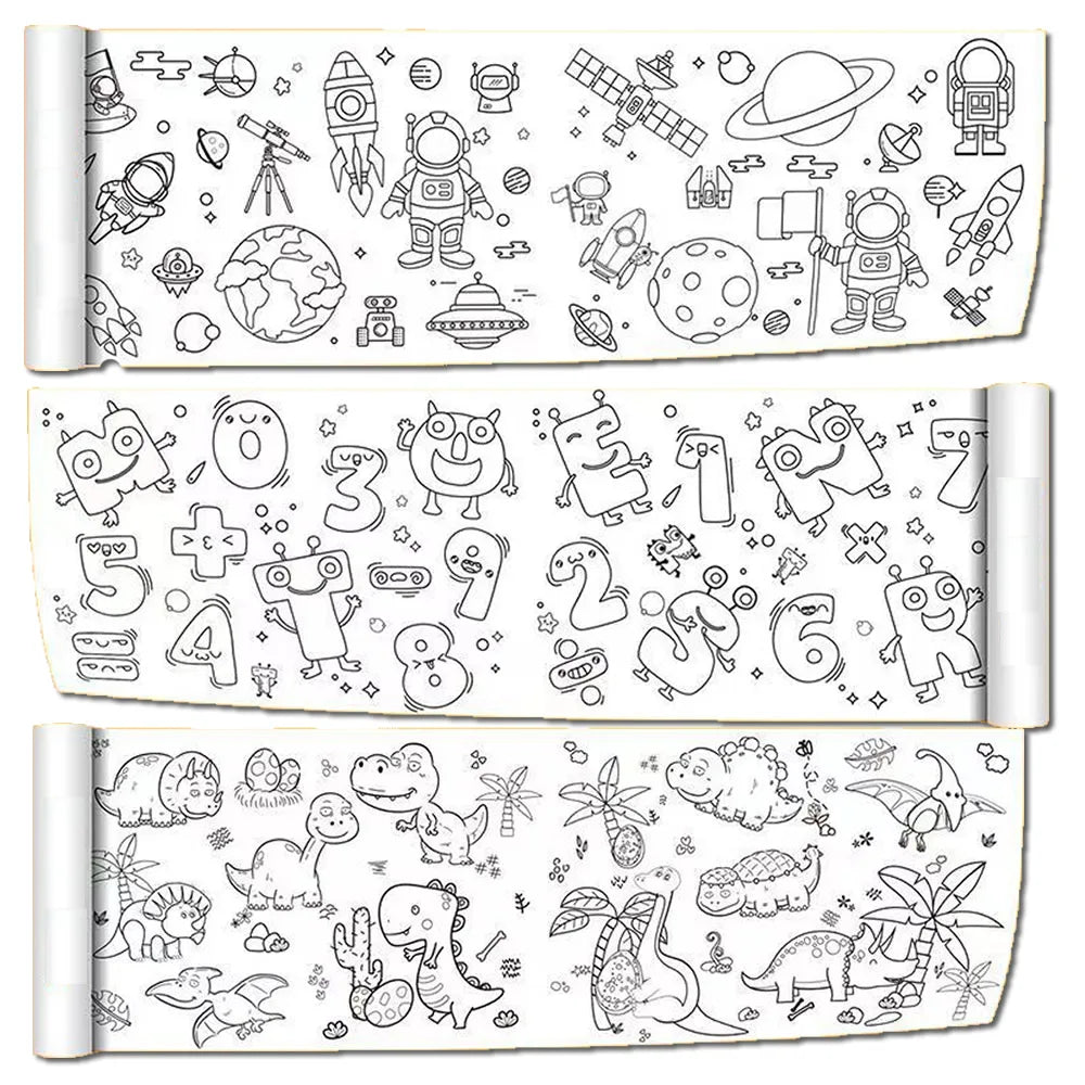 Children's Animal Drawing Roll