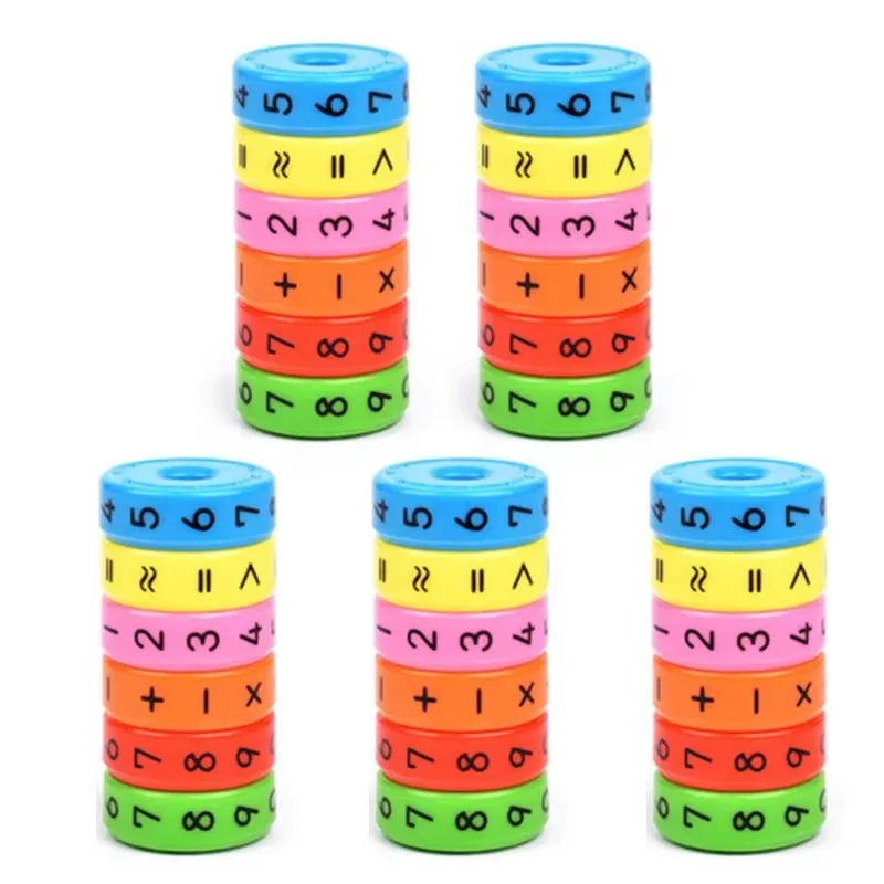 Magnetic Children Math Learning Toy Cylinder - Montessori