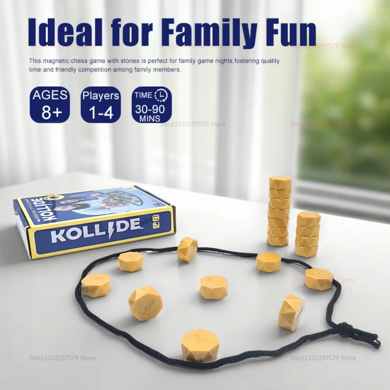 Magnetic Interactive Magnet Board Game for Kids and Adults Family Fun Tabletop Strategy Educational Toy Perfect for Kids Gifts