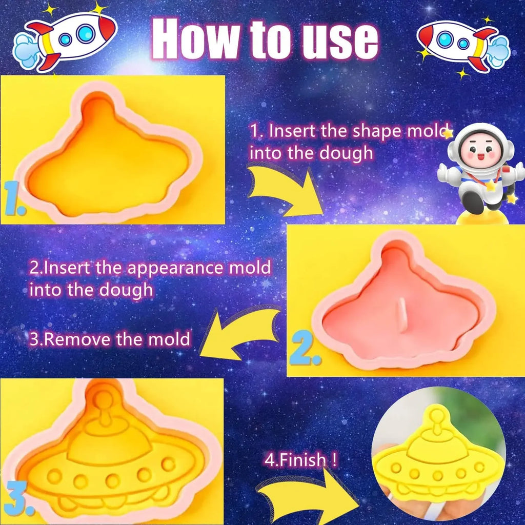 Playdough Accessories  - Space Mold