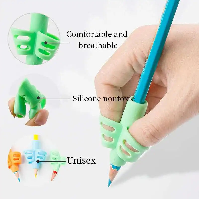 Silicone Pen Aid Grip Correction Device for Students
