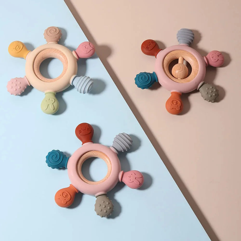 Infant Silicone teether - sensory soft gum relief
