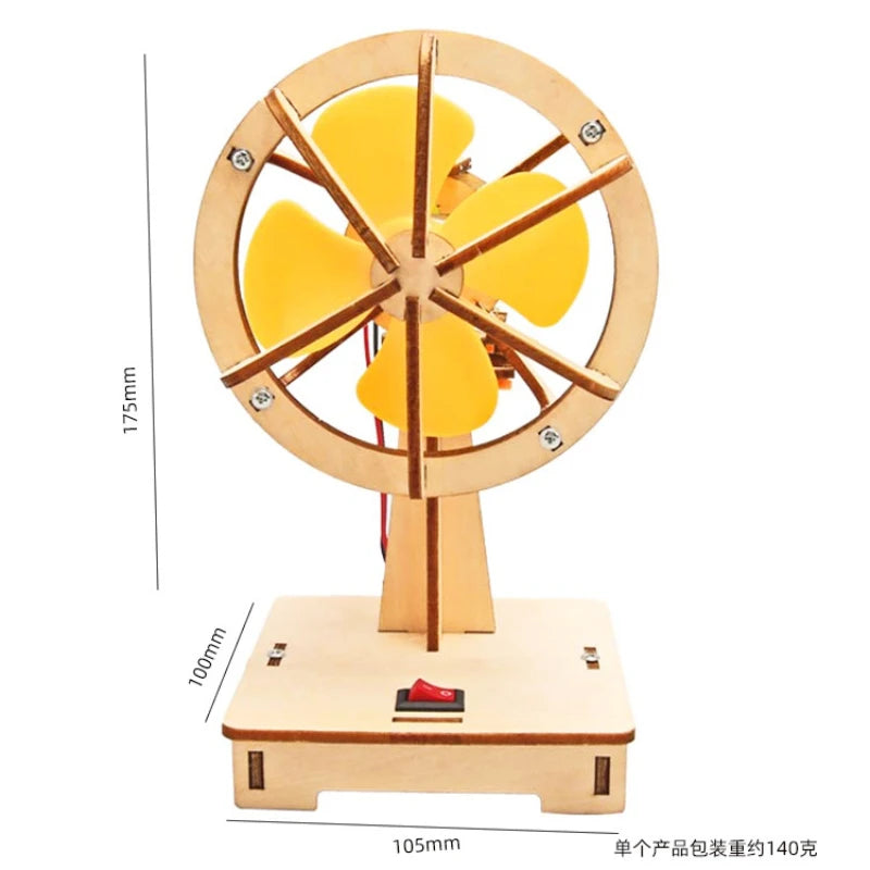 Kids Stem Science Physics Handmade DIY Kit Toy Experimental Materials for Student Classroom Project Paintable Gifts for Children