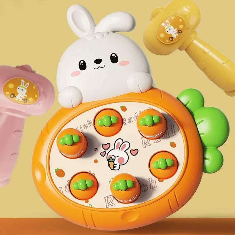 Montessori Toys for Toddler Educational  Parent Child Board Hammering Game; Whac a Mole