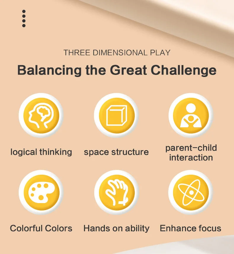 Tetra Tower Building Blocks 48PCS  Balance Stacking Games