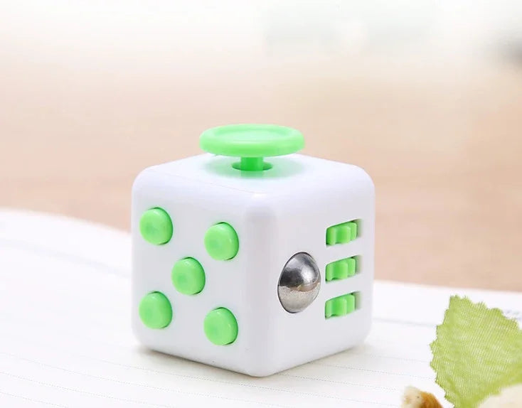 Creative Solid Color Fidget Dice handheld cube Release Stress Autism Anxiety Adult Kids Relief Anti-Stress finger children toys
