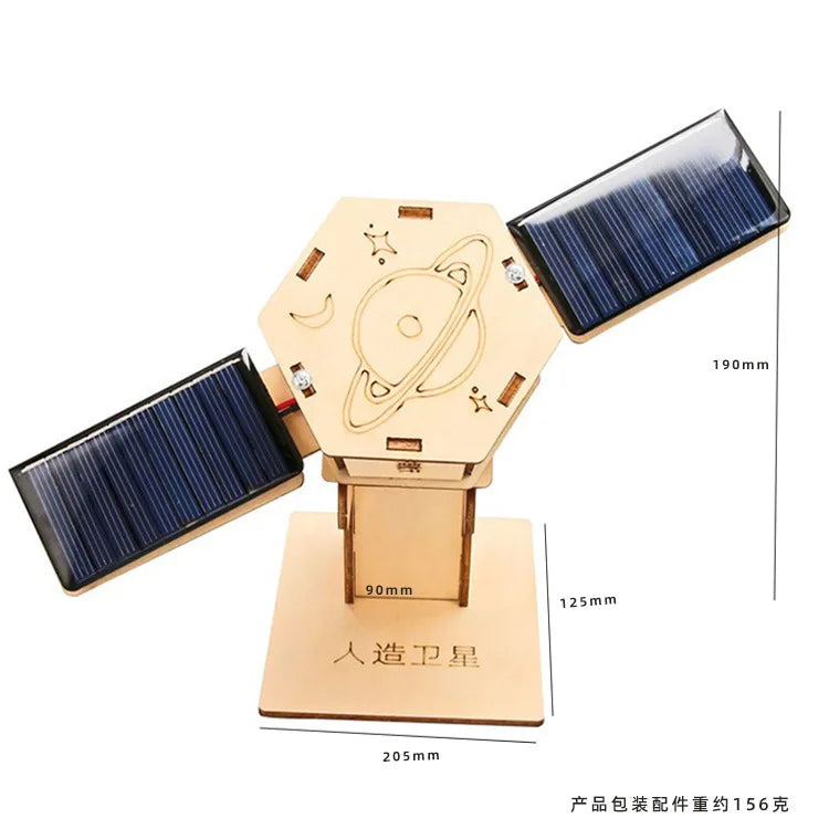 Kids Stem Science Physics Handmade DIY Kit Toy Experimental Materials for Student Classroom Project Paintable Gifts for Children