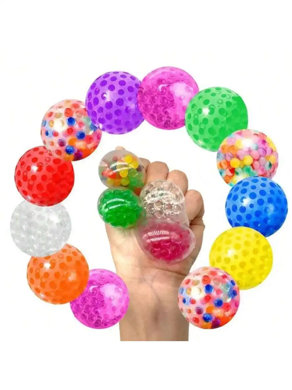 Sensory Stress Balls, Fidget Toys 10-Pack, Sensory Toy for Kids with Autism