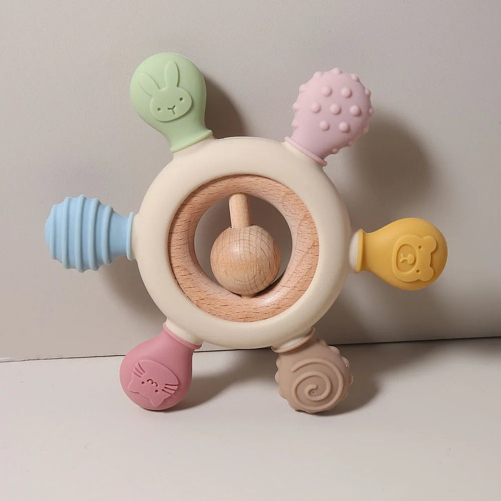 Infant Silicone teether - sensory soft gum relief