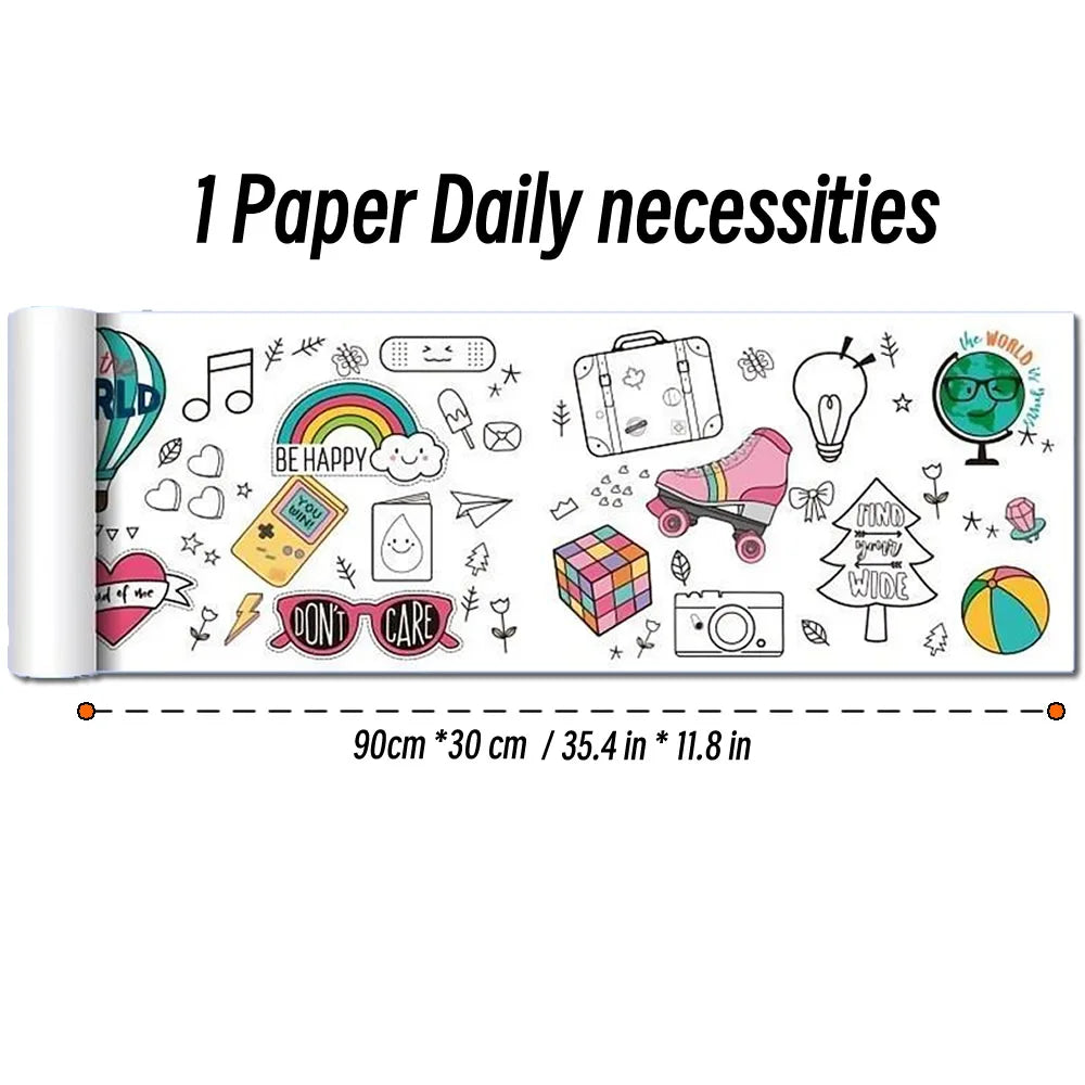 Children's Animal Drawing Roll