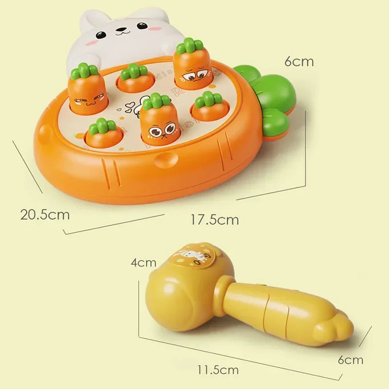 Montessori Toys for Toddler Educational  Parent Child Board Hammering Game; Whac a Mole