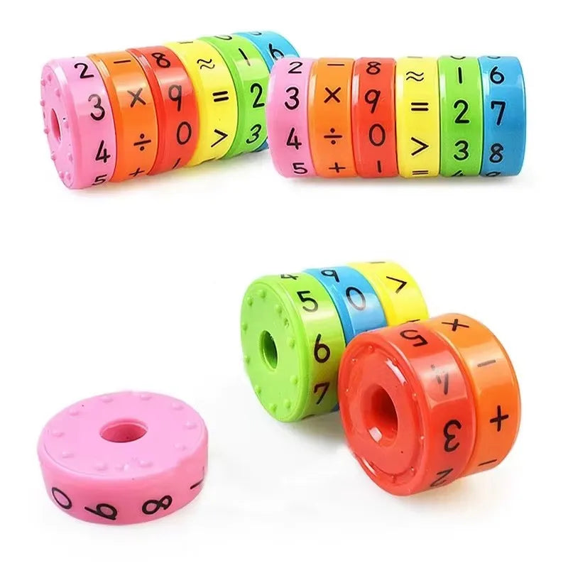 Magnetic Children Math Learning Toy Cylinder - Montessori