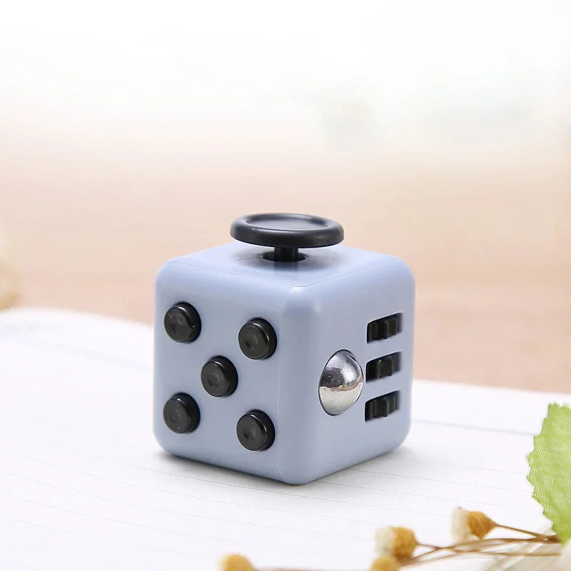 Creative Solid Color Fidget Dice handheld cube Release Stress Autism Anxiety Adult Kids Relief Anti-Stress finger children toys