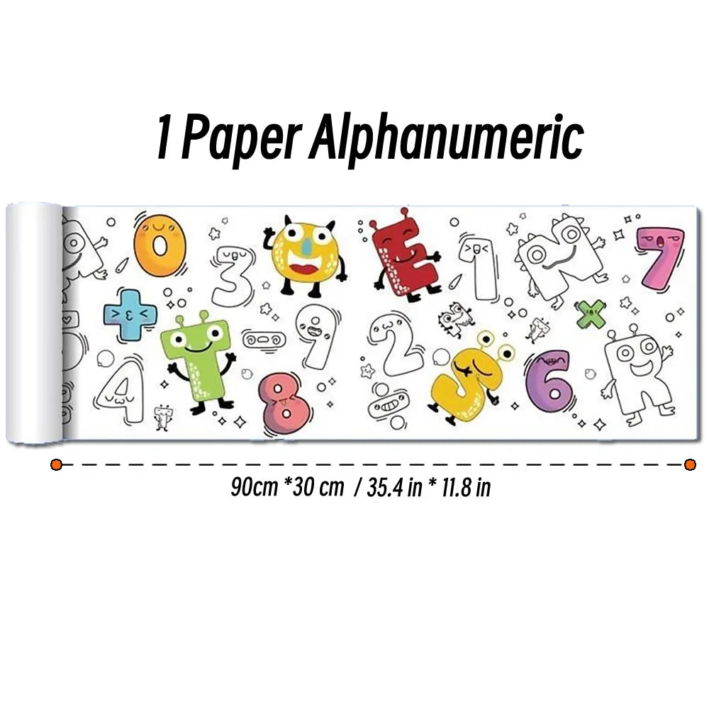 Children's Animal Drawing Roll